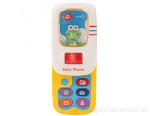 Atyhao Baby Cute Simulation Handy Simulation Kinder Telefon Musikspielzeug mit Licht spielerisch Lernen Lernspielzeug Kinder Lernspielzeug