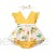 Baby Mädchen Kleidung 0-24 Monate Baby Mädchen Zitronendruck Kleider Sommer Ärmelloses Romper Sommerkleid T-Shirt Kleidung Set Tutu Prinzessin Spitzenkleid Kleidung