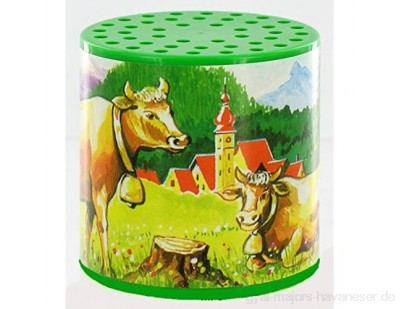Lutèce Créations Traditionelle Kuh- oder Kuh-Box zum Hören von Schleifen einer Kuh.