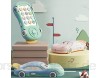Roexboz Nettes Kaninchen-Musiktelefon Elektronisches Spielzeug Kinder Rollenspiel-Handy Baby Phone Toy Auto Form Musical Phone Toy mit Musik Lichter