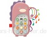 Royoo Baby Telefon Spielzeug Für Ab 6 9 12 18 MonateKleinkinder Musikspielzeug Smartphone Lernspielzeug Kinderhandy Spielzeug Zweisprachige Lernmaschine
