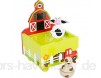 Small Foot 11715 Spieluhr Bauernhof aus Holz mit fröhlichen Tiermotiven ab 3 Jahren Toys