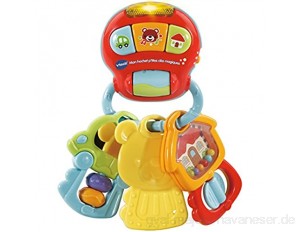 Vtech – Rassel P'ties magische Schlüssel Baby Spielzeug für Kleinkinder 80 – 505105 Mehrfarbig – Version FR