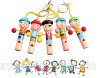 WANGQI Holzspielzeug Baby Kind hölzernes Spielzeug Minipfeife Piraten Entwicklungs Spielzeug musikalisches Spielwaren-Geschenk Musik Kinderspielzeug für Kleinkinder