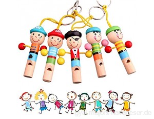 WANGQI Holzspielzeug Baby Kind hölzernes Spielzeug Minipfeife Piraten Entwicklungs Spielzeug musikalisches Spielwaren-Geschenk Musik Kinderspielzeug für Kleinkinder
