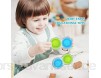 Fidget Einfaches Dimple Spielzeug Schlüsselanhänger Stressabbau-Spielzeug tragbares Mini-Dekompressionsspielzeug einfaches Dimple Fidget Popper Spielzeug sensorisches Spielzeug (blau und grün)