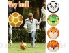 Fußball 15 cm perfekt für kleine Hände weicher Schaumstoff Tierfußbälle für Kinder Sport Mottoparty Spielzeug Fußbälle für Stressabbau Körpertraining