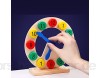 KLgeri Intelligenz für Kleinkinder frühe Bildung Lernspielzeug Zeiterkennung Baby-Kippuhr