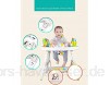 Lauflernhilfen Exersacer Bounce 3-in-1-Aktivität Walker-Sitz-oder Walk-Behind-Position Einfach zu Falten Spaß Spielzeug & Aktivitäten für Baby