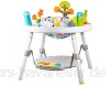 LIUXING-hm Lauflernhilfe Mit Rädern Exersacer Bounce 3-in-1-Aktivität Walker-Sitz-oder Walk-Behind-Position Einfach zu Falten Spaß Spielzeug & Aktivitäten für Baby