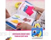 Ruhiges Buch - My Big Daily Pädagogisches Spielzeug für Kleinkinder und Vorschule - Stoff-Aktivitätsbuch Montessori sensorisches Buch für frühes Lernen oder Reisen Spielzeug