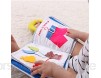Ruhiges Buch - My Big Daily Pädagogisches Spielzeug für Kleinkinder und Vorschule - Stoff-Aktivitätsbuch Montessori sensorisches Buch für frühes Lernen oder Reisen Spielzeug