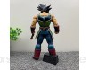 ioth Cartoon Anime Black Hair Goku Stehende Szene Modell Dekoration Geschenk 30 cm