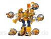 JINSP Transformatoren Spielzeug KO Boy Legierung Versionsverformung Spielzeug Engineering Fahrzeug Autobot Kinder 5-in-1-Robotermodell