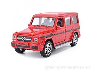 Kinder Geschenke Spielzeug Maßstab 1:32 Auto-Modell -G65AMG- Alloy Simulation Diecast Model Car Sound & Light Pull Back Modell Auto-Spielzeug-Autos Kind-Spielwaren-Kollektion ( Color : Red )