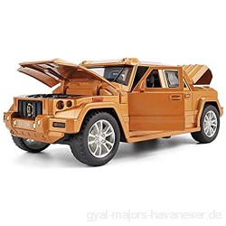Kinder Geschenke Spielzeug Maßstab 1:32 Auto-Modell Off-Road-Legierung Simulation Diecast Model Car Sound & Light Pull Back Modell Auto-Spielzeug-Autos Kind-Spielwaren-Kollektion 15.2x6.5x5CM