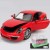 WBDZ Pull-Back-Fahrzeuge 1:24 können die Tür öffnen Rot Spielzeugauto Legierung Spielzeugauto Dekoration Sammlung Metall Pull Back Boy Spielzeugauto Trägheit Vorwärts Spielzeugauto (Farbe: Rot)