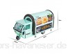 WBDZ Pull-Back-Fahrzeuge Mobile Snack Car Modell Legierung Pull Back Toy Car Modell Exquisite Boxed Kinderspielzeug Auto Geschenk Multifunktionales Spielzeugauto (Farbe: Grün)
