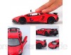 WBDZ Pull-Back-Fahrzeuge Pull-Back-Legierungsauto Spielzeug kann Tür öffnen Kinderspielzeugauto Kinder Metallfallresistent Sportwagen Modell Spielzeug 3-6 Jahre Alter Junge Spielzeugauto (Farbe: Rot)