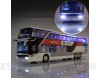 WBDZ Reibungsfahrzeuge Große Kinder Flughafen Bus Bus Spielzeug Legierung Tür zu öffnen Ton und Licht Zurückziehen Junge Spielzeug Auto 3-6 Jahre alt Metall Bruchsicheres Spielzeug Auto Geschenk