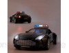 WBDZ Reibungsfahrzeuge Metall Polizeiauto Modell Junge Anti-Fall Sound und Licht 110 Kinderspielzeug Auto Zurückziehen Spielzeugauto Geschenk Legierung Polizeiauto Dekoration