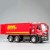 WBDZ Rückzugsfahrzeuge Alu-Container-LKW Modell City Express Transport-Truck Kinder Sound und Licht Rückzugs-Spielzeugauto Geschenk Metall Bruchsicheres Container-Spielzeugauto (Farbe: Rot)