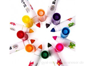 ykw 24.12.36/48 Farben Waschbarer Wasserziehstift Lernspielzeug für Kinder 12 Farben 0 2 kg für Büromaterial für Studenten