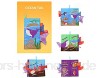 ykw Cartoon Tear Resistant English Cognition Frühes Lernen Babybuch mit Sound Paper Toy Farm für Büro Student Supplies
