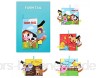 ykw Cartoon Tear Resistant English Cognition Frühes Lernen Babybuch mit Sound Paper Toy Farm für Büro Student Supplies