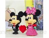 B&H-ERX Cartoon Nette Mini Bausteine ​​Paar Mickey Minnie Maus Puppe Modell DIY Nano Micro Blöcke 3D Puzzle Spielzeug Geschenke