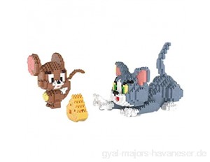 BAIDEFENG Cartoon Katz Und Maus Baukasten Modelle 1449 Stück Nano Blöcke Mini DIY Gebäude 3D Puzzle Mini Ziegel Spielzeug Für Kinder