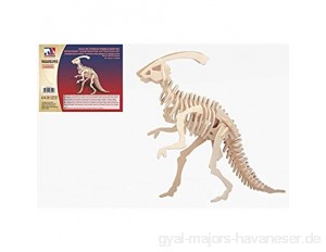 Cornelissen - 1046002 - 3D Puzzle Holz Dinosaurier Parasaurolophus 38 Teile 28 5cm x 9 2cm x 22 8cm