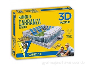 Eleven Force Estadio 3D-Puzzle Stadion Ramón Carranza (Cádiz CF) (63126) bunt Ninguna
