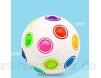 FAQUAN Magic Regenbogen Ball Zauberbälle Zauberball 3D Puzzle Ball Spielzeug für Kinder Gastgeschenk Geschicklichkeitsspiel - Spannendes Knobelspiel für Kinder und Erwachsene Mädchen und Jungen