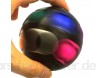 Figet toys Magic Regenbogen Ball Zauberbälle Magisch Regenbogenball Zauberball 3D Puzzle Ball Spielzeug für Kinder Gastgeschenk (Schwarz)