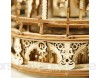 MAJOZ 3D Puzzle DIY Holzpuzzle Romantisches Karussell Spieluhr Modellbausatz 337 Stück Puzzle Laserschneiden Kunsthandwerk Geschenk für Kinder und Erwachsene