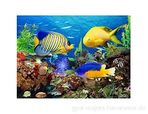 Mnnstan Adult Puzzle 1000 Stück 3D Puzzle Fisch Unterwasserwelt DIY Freizeit Home Decoration Kreative Kunst