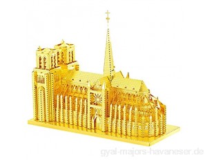 Notre Dame De Paris Ornamente 3D Metall Puzzles Frankreich Architektur Modell Gebäude Kit Kinder Jigsaw Spielzeug Neuheit Souvenir Geschenk Büro Home Decorations
