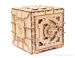 Precauti Treasure Box 3D Holz Puzzle-Mechanische Modellbau Kits BAU Modell Kits mit Schlüssel für Teenager und Erwachsene