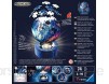Ravensburger Puzzle Set - 3D Puzzle Nachtlicht Astronauten im Weltall (11264) + 3D Puzzle Weltkugel (Polybag)