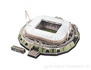 Stadium Modell 3D Puzzle Stadium Modellbausatz Allianz Arena Bei Nacht Stadion Im Miniatur-Format Für Kinder Ab 10 Jahren Und Erwachsene