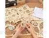 Trueornot 3D Puzzle Holz DIY 3D Holzpuzzle Eulenuhr Puzzle Modell Baustein und Konstruktion Spielzeug für Kinder und Erwachsene -161Stück