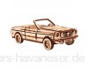 Wood Trick 3-Pack Mechanical Model Cars Kits to Build - Cabriolet Safari ATV - 3D Wooden Puzzle for Adults and Kids