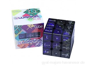 Faironly Mathematikwürfel 3 x 3 Lernwürfel Puzzle-Spielzeug zarter UV-bedruckter Würfel Schwarz