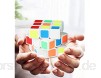 Gshy Speed Cube magischer Würfel 3 x 3 x 3 cm Geschwindigkeit magisch glatt einfach zu drehen für Zeremonie-Spiel oder Urlaubsgeschenk (weiß)