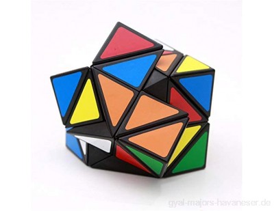 LBYB Geschwindigkeits-Würfel-Alien Cube Fast & Glatte Magic Cube Ungiftige Materialien Für Kinder Erwachsene Mit Geschenk-Kasten-Verpackung Schwarz