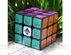 LBYB Magic Cube 3 × 3 × 3 Professional Cube Chemisches Symbol Muster Geschwindigkeits-Würfel Für Kinder Spielzeug Für Erwachsene Ungiftiges Material Glatte Schalten