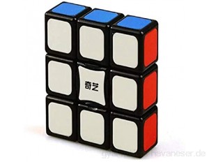 letaowl Zauberwürfel Cuberspeed 1x3x3 Super Floppy Stickerless Magic Cube 3x3x1 Schwarze Titel Version Speed Cube