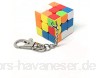 Ludokubo Puzzle Schlüsselanhänger Würfel 3x3x3 ohne Aufkleber (3 cm)