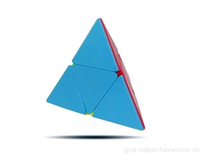 lvl25 Pyraminx Würfel 2 x 2 selbstklebend Pyraminx Geschwindigkeit und große Drehung LEVEL25